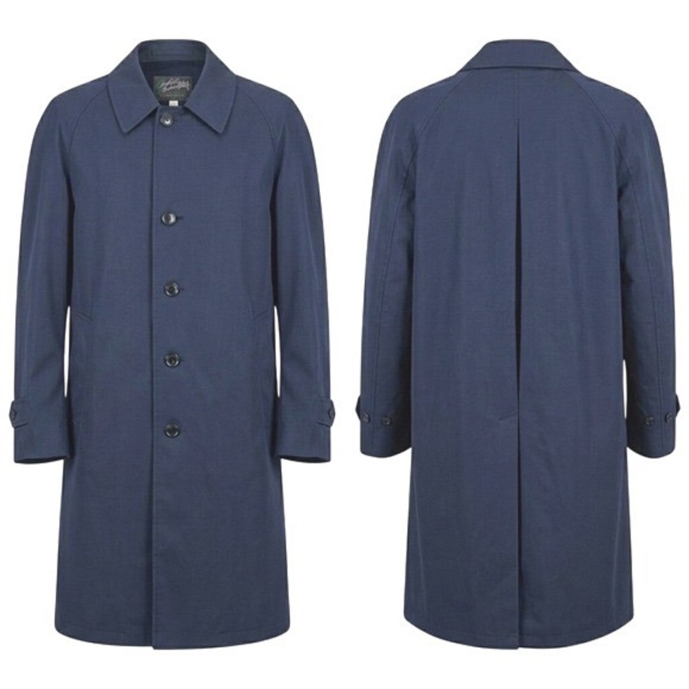 VTG USA English Squire Raincoat Mens 42L Cambridge Original Overcoat Long Coat